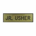 Swanson Christian Supply Badge Jr Usher Pin With Safety Catch Gold Formica 59433